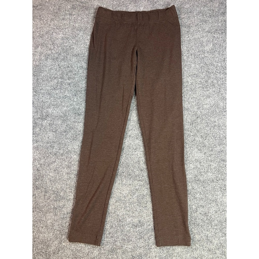 Maurices Women's M Brown Ponte Pull On Skinny Pants Stretch Career Work